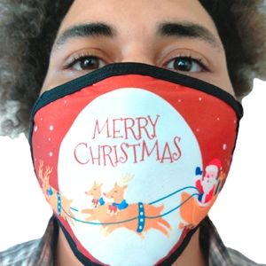 Merry Christmas face mask